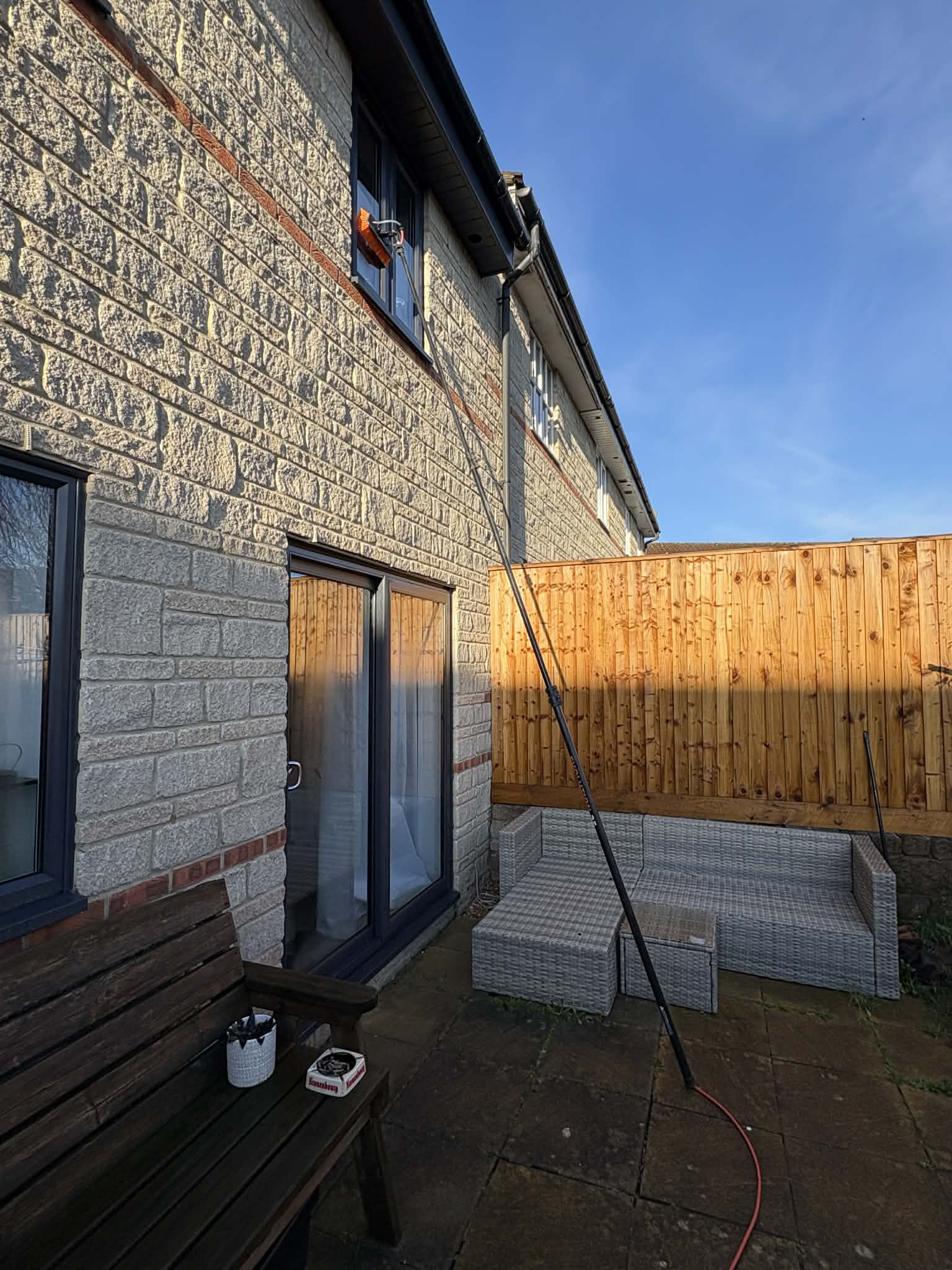 Residential window cleaning
